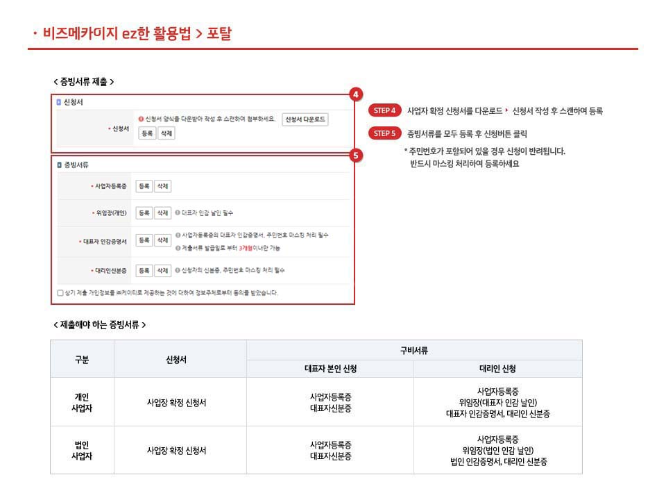 사업장 확정하기